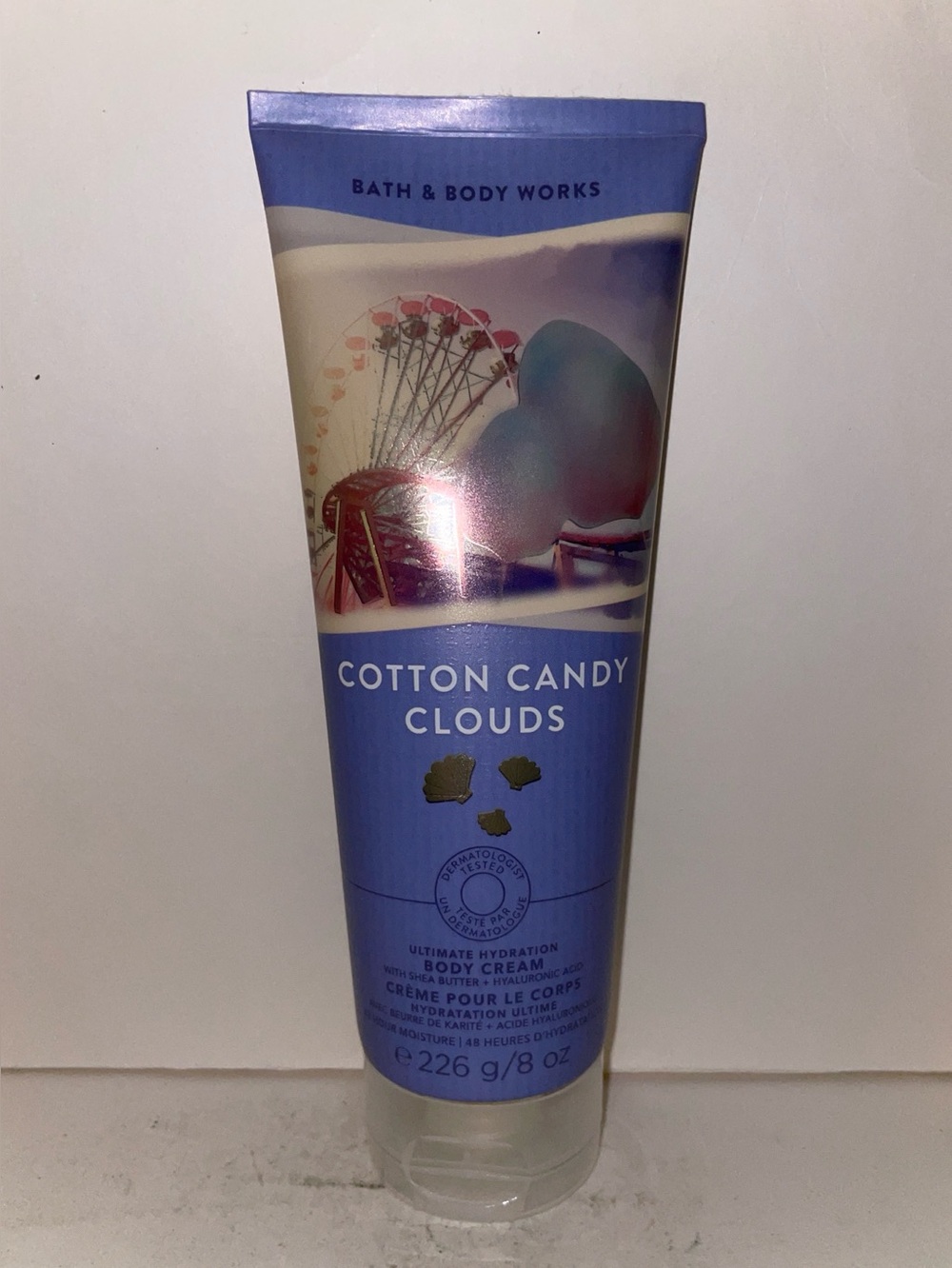 Bath & Body Works Cotton Candy Clouds Body Cream 8oz Discontinued New